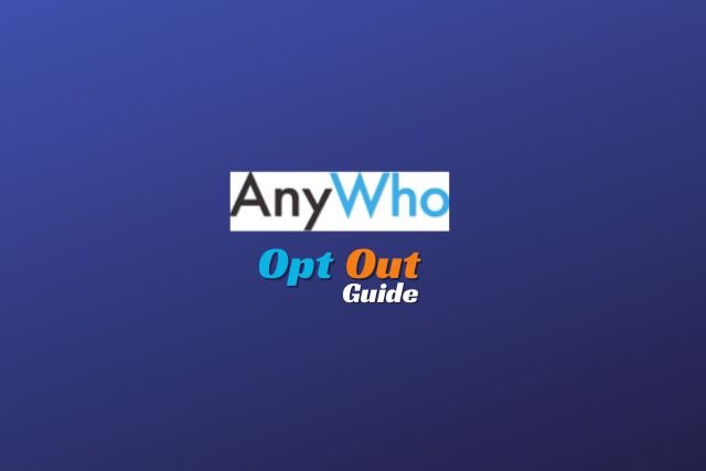 Anywho OPT out Guide