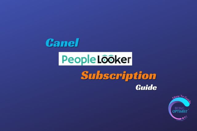 Cancel PeopleLooker Subscription