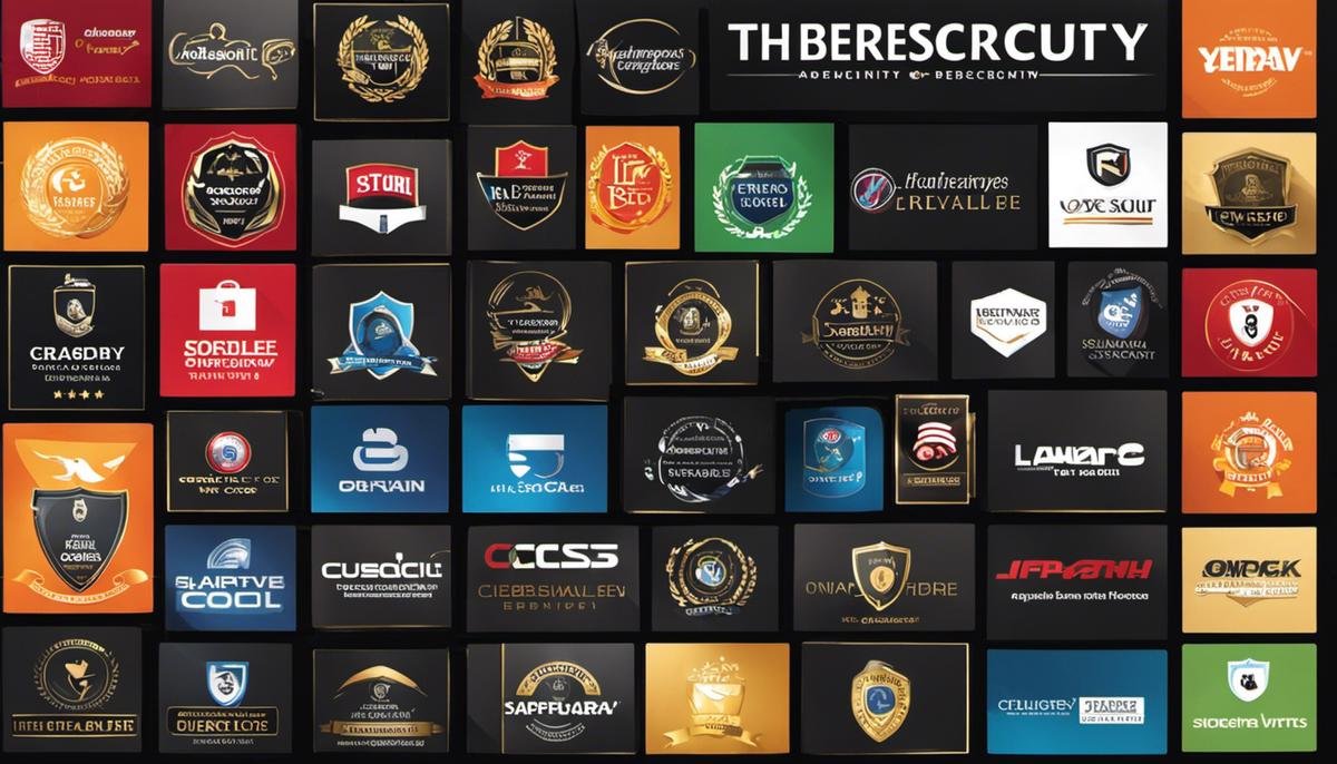 Image depicting various cyber security program logos